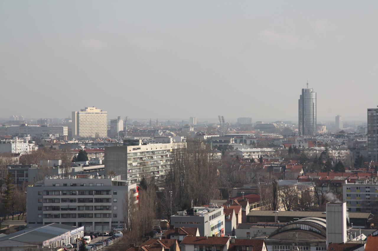 Ferienwohnung Panorama Studio Zagreb Exterior foto